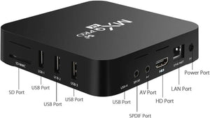 Smart TV Box Top com Wifi e Android 10.1