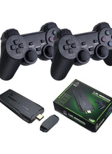 Carregar imagem no visualizador da galeria, Game Stick 4k hd console de videogame + 10000 jogos - controle sem fio
