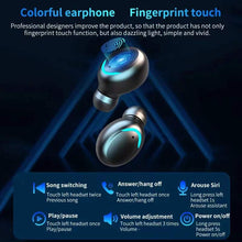 Load image into Gallery viewer, F9 TWS Bluetooth 5.1 2200mAh Waterproof Earphones with Microphone
