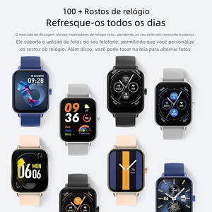 Smartwatch Relógio inteligente - Colmi P81 - Chamada de voz, monitor de saúde, bluetooth