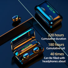 Load image into Gallery viewer, F9 TWS Bluetooth 5.1 2200mAh Waterproof Earphones with Microphone
